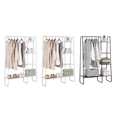 SunnyPoint shelf detail with folded clothes showing shelf strength benefit: neat organization