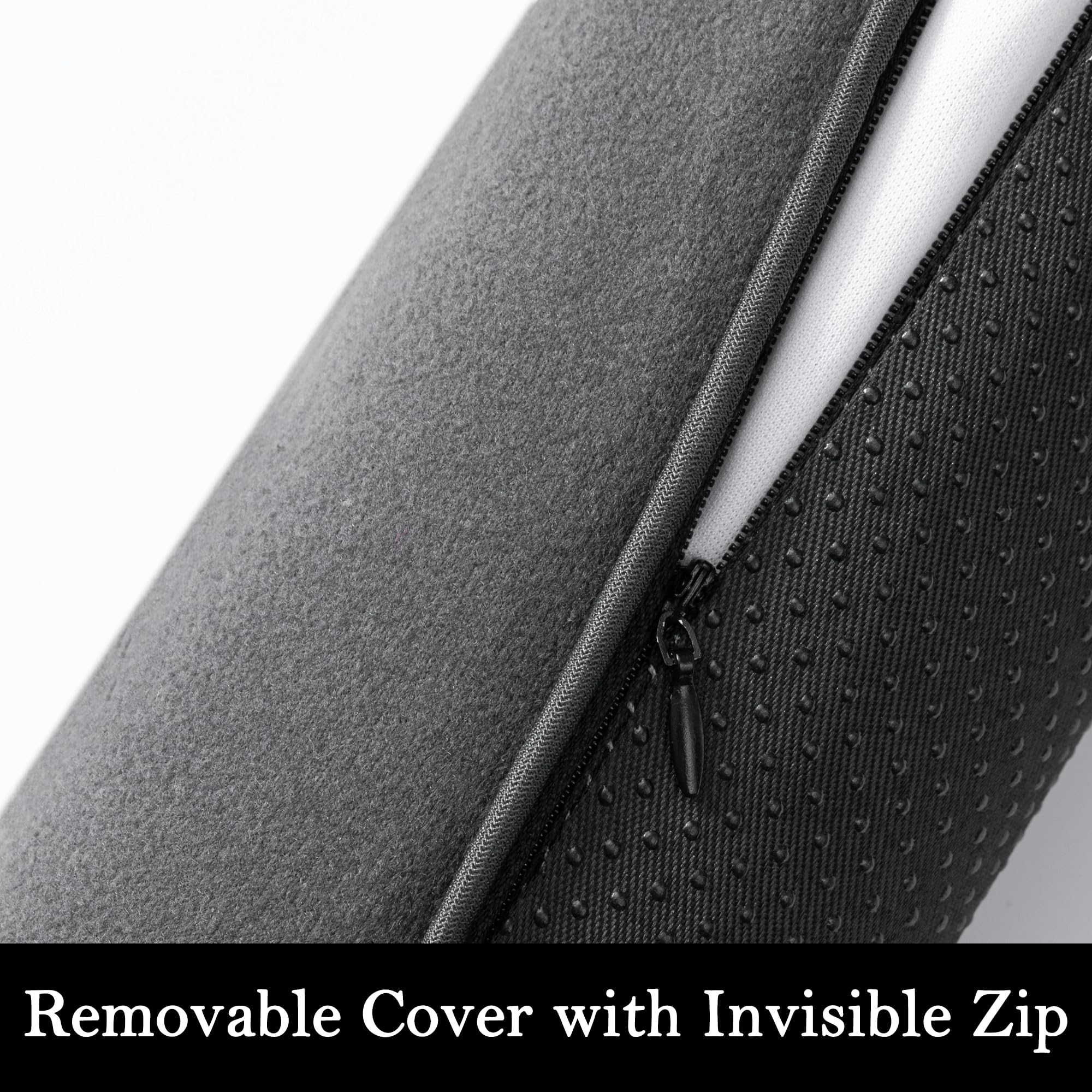 Sunolga zipper on removable cover demonstrating easy cleaning and washable convenience