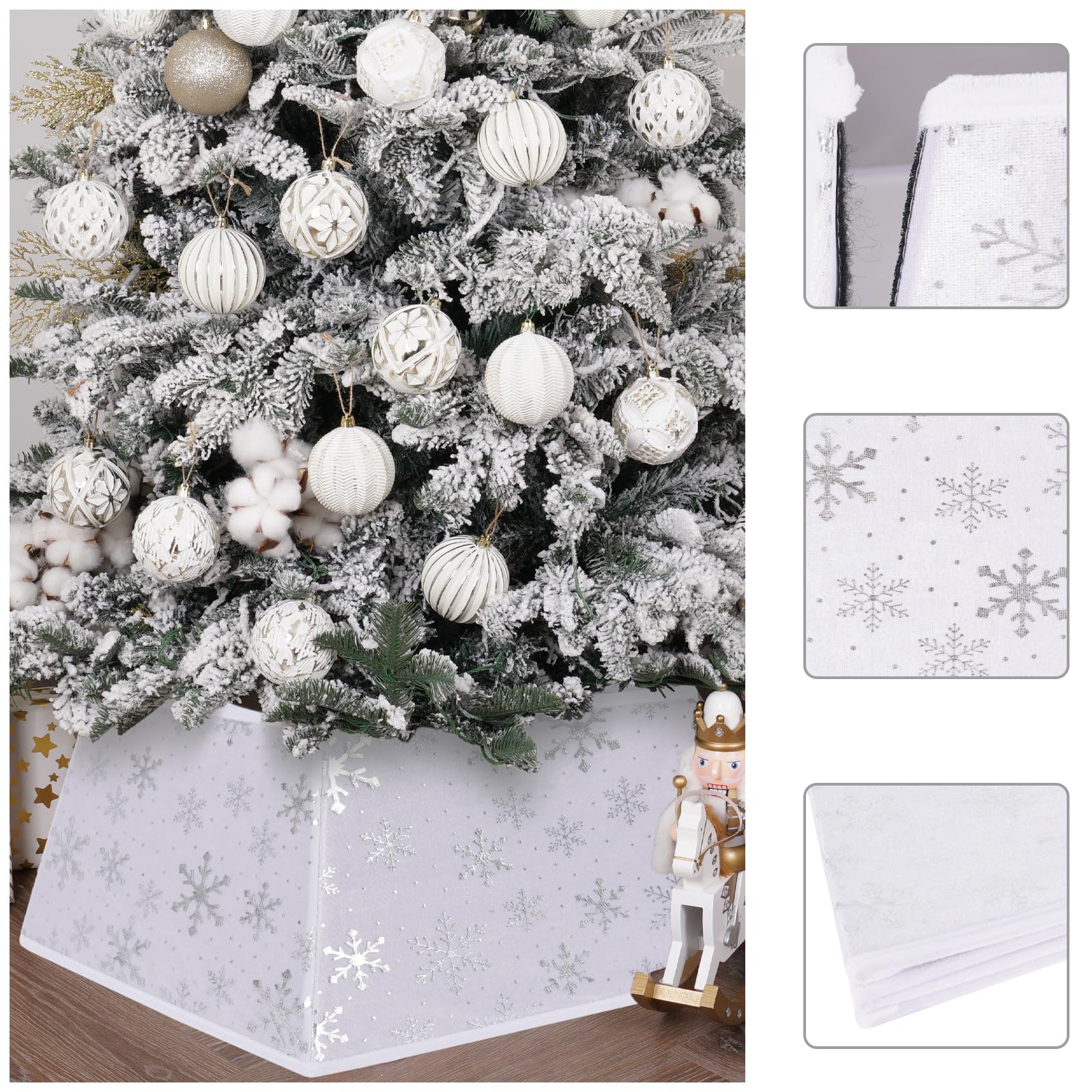 SUNSHINE DECOR collar beside tree stand showing size and fit