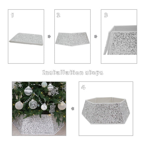 SUNSHINE DECOR close-up of sequins and stitchwork, durable decorative sparkle