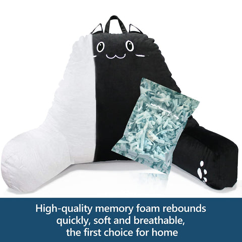 SUNSIDE cat pillow padded arms and curved back detail for stability