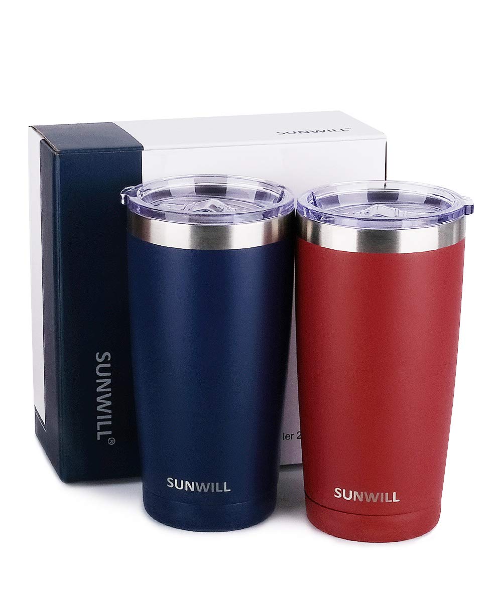 SUNWILL tumbler seated in car cup holder during commute, secure fit and temperature control