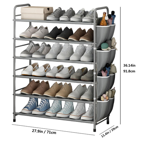 SUOERNUO side pockets close-up holding slippers for quick access