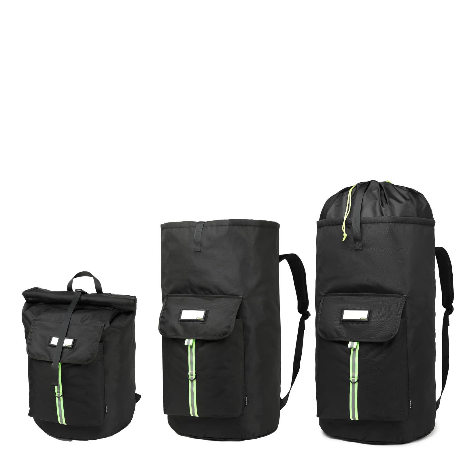 SUOVOCK drawstring and buckle detail securing contents for safer transport
