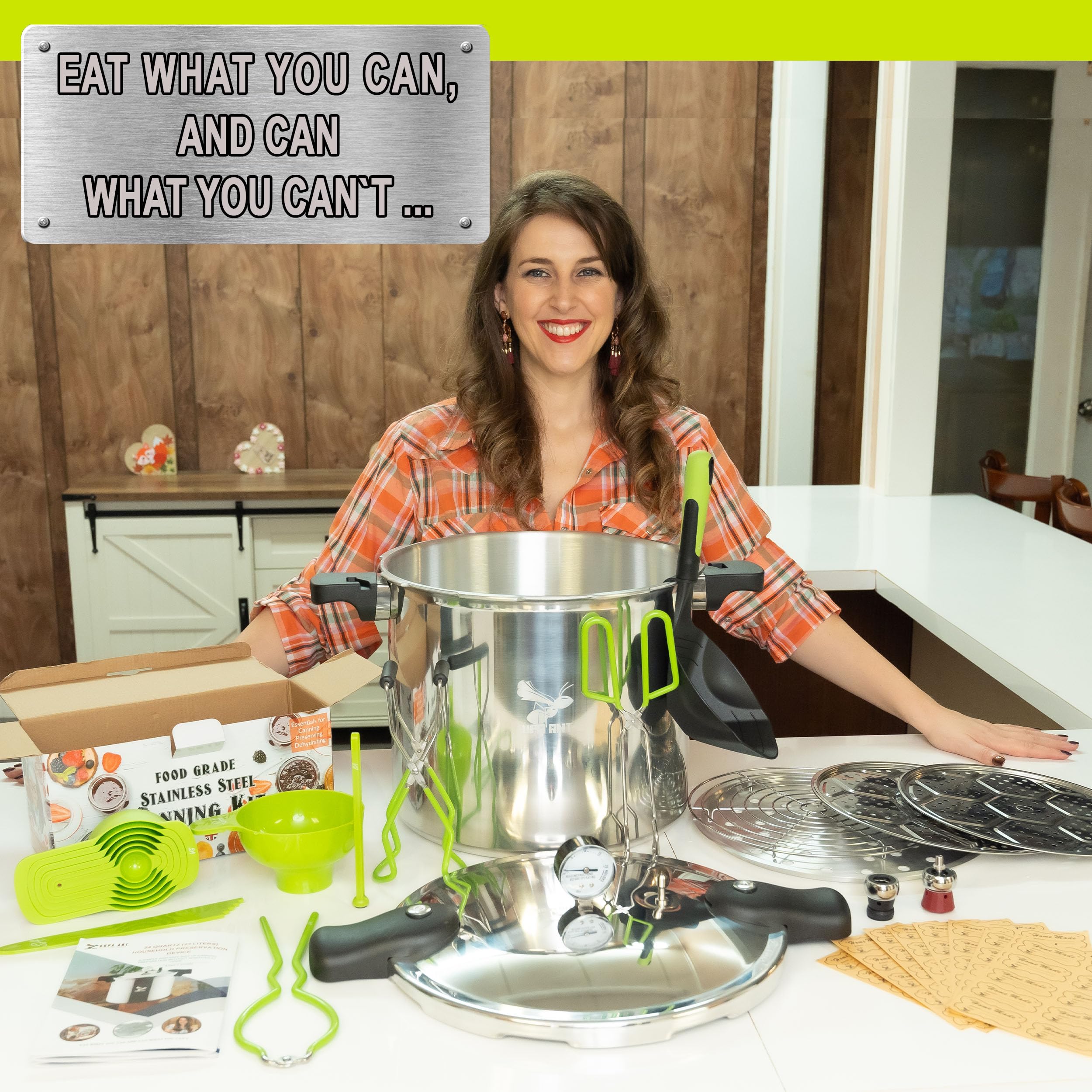 Supa Ant jar lifter holding a hot jar safely to prevent burns and ensure secure handling
