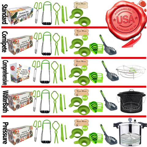 Supa Ant measuring cups and homemade labels to organize recipes and jar dates