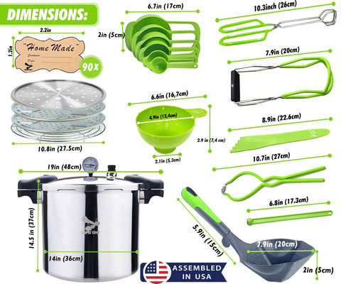 Supa Ant XL ladle pouring preserves to speed up jar filling and reduce spills