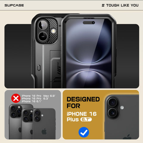 SUPCASE rear close-up showing reinforced corners and textured back for grip and impact resistance