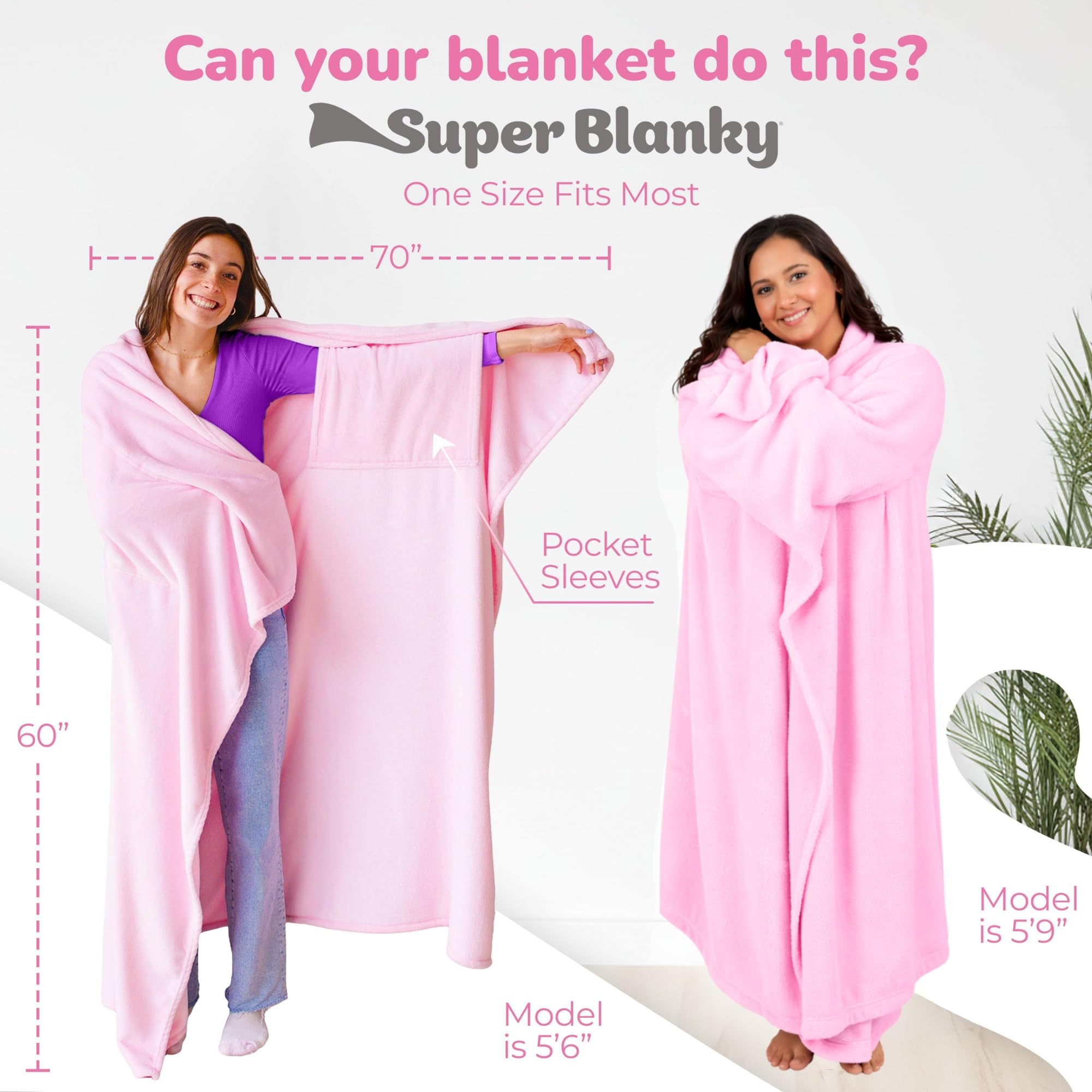 Super Blanky close-up knit texture highlighting plush fabric comfort and softness