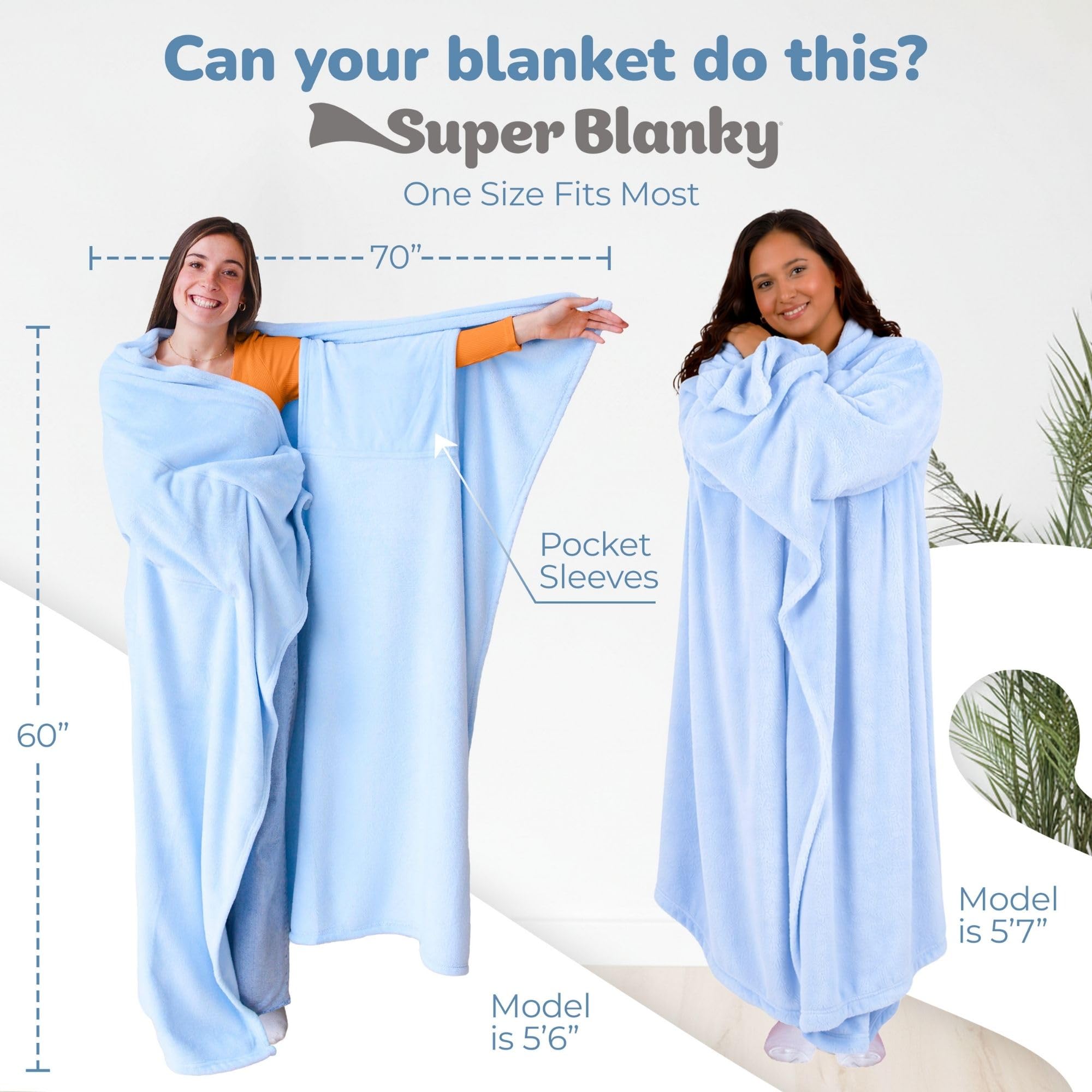 Super Blanky pocket sleeve detail for hand warmth and mobility