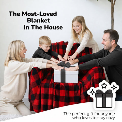 Super Blanky neatly folded for travel showing compact, packable convenience