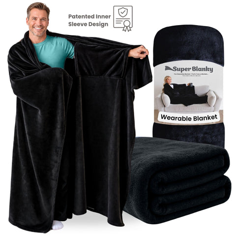 Super Blanky neatly folded packaging for easy storage and gifting
