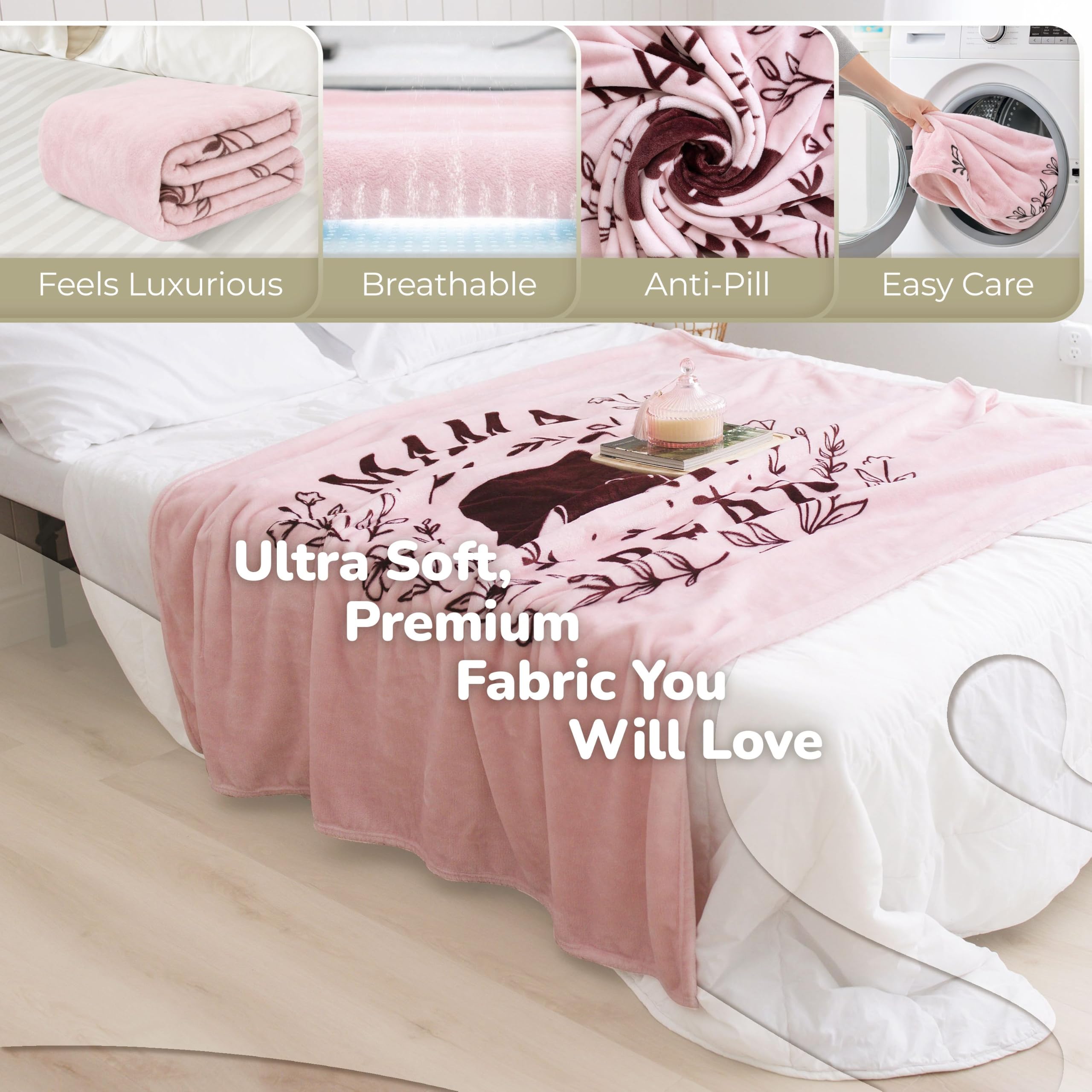 Super Blanky size comparison on chair showing oversized lap and leg coverage