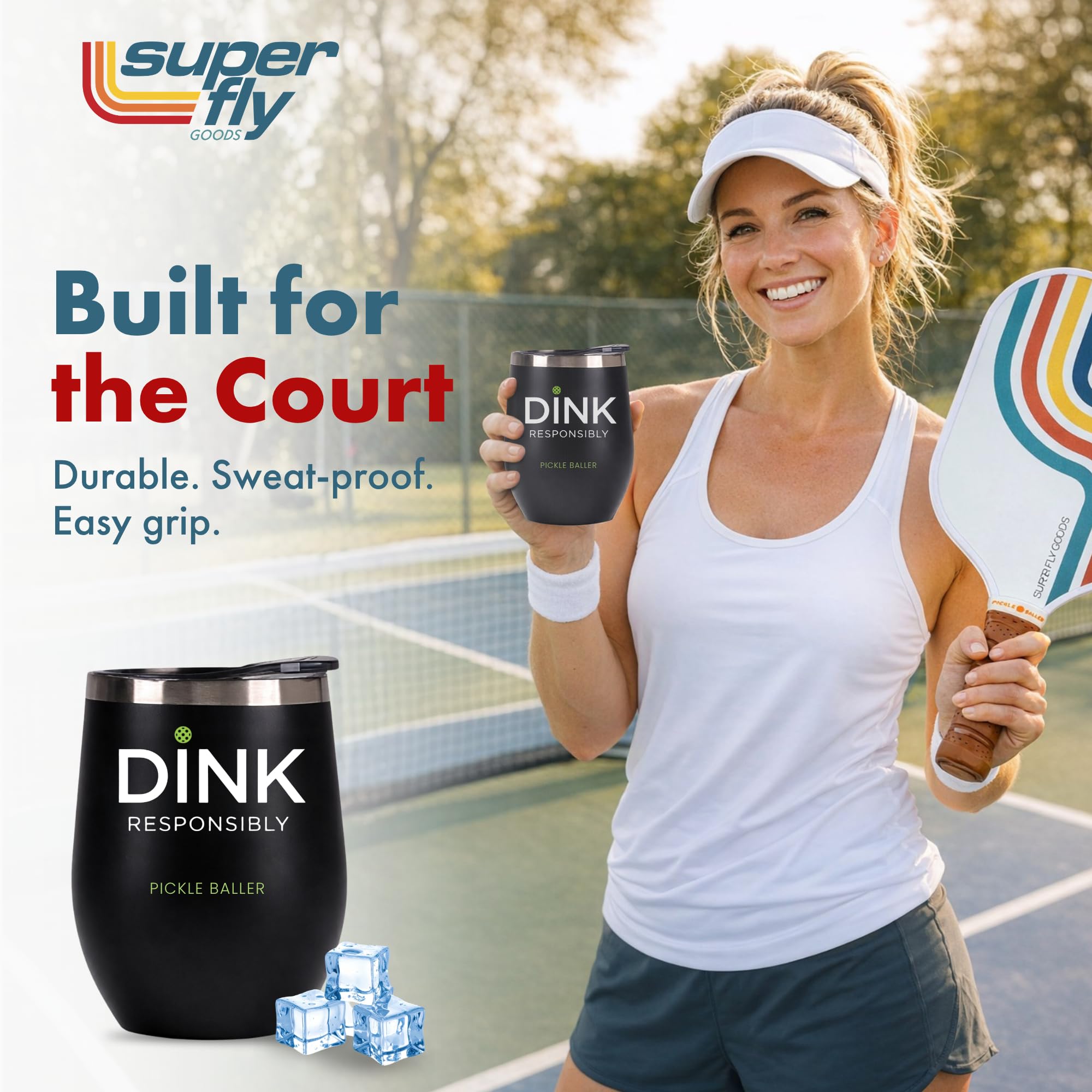 Super Fly Goods held in hand showing 12 oz scale and portable convenience