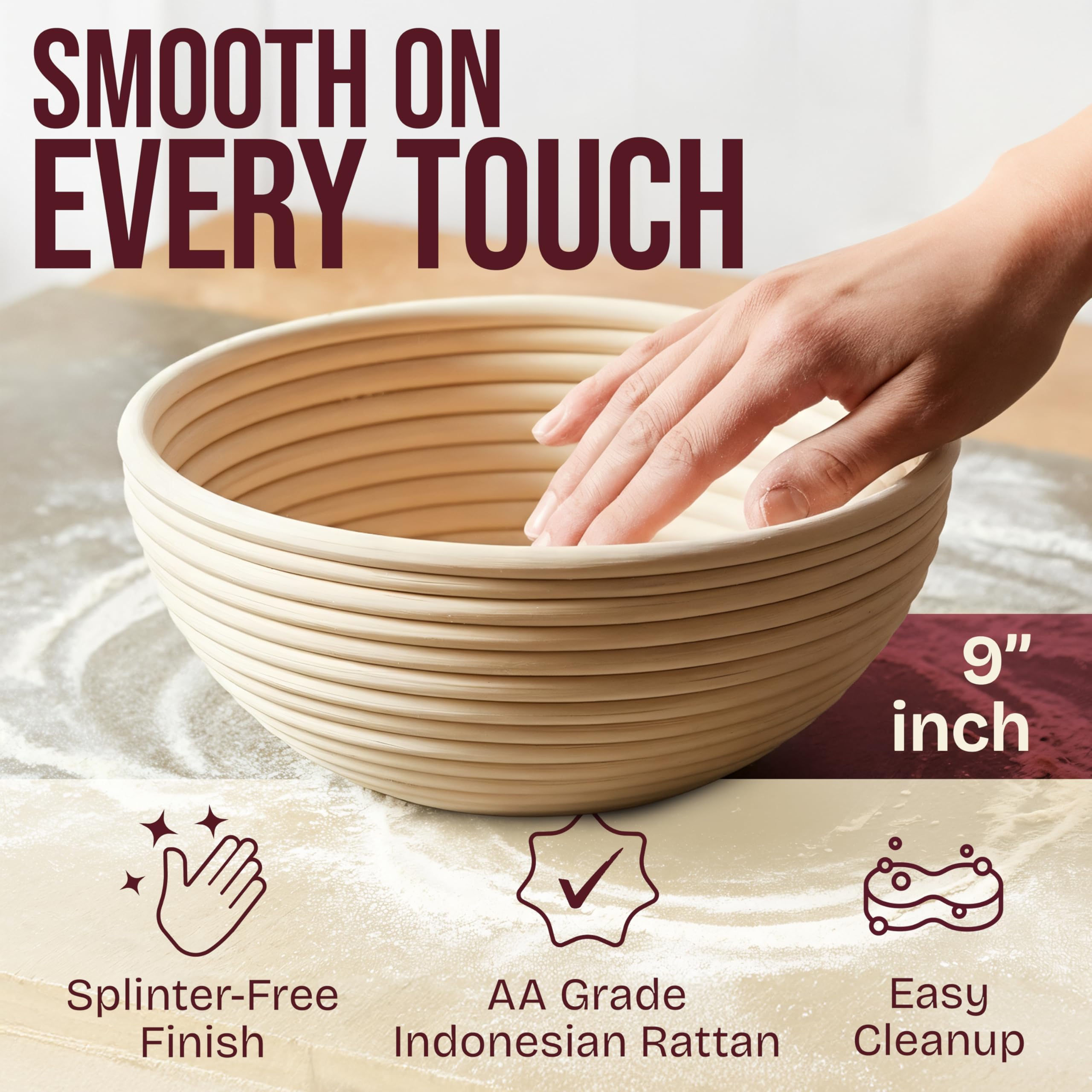 Superbaking lame and whisk detail for precise scoring and mixing