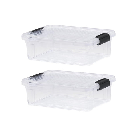 Superio front view clear container shows contents for quick identification