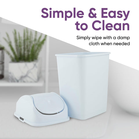 Superio in bathroom setting emphasizing discreet look and odor control