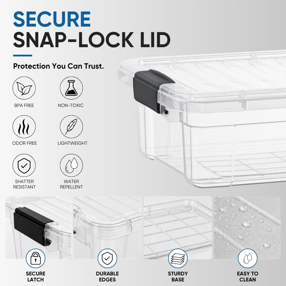 Superio bin in use with craft supplies for quick access