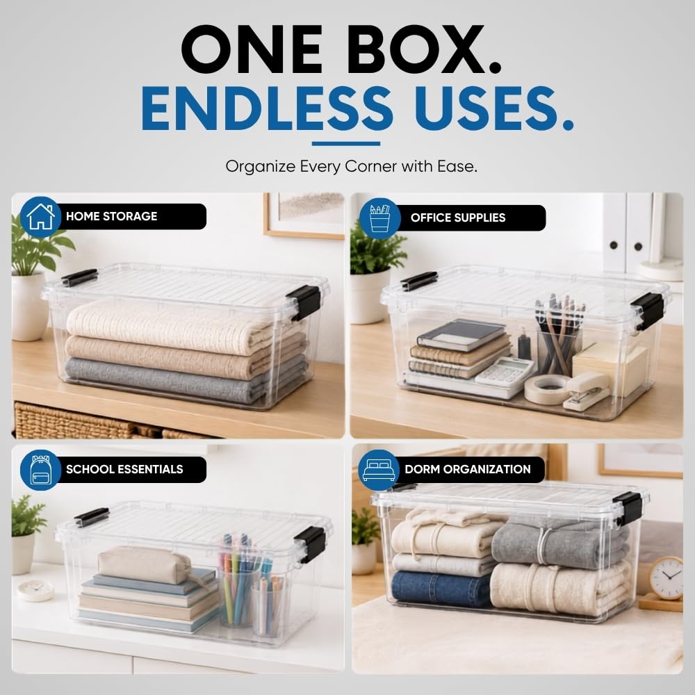 Superio bin on desk organizing office items for tidy workspace