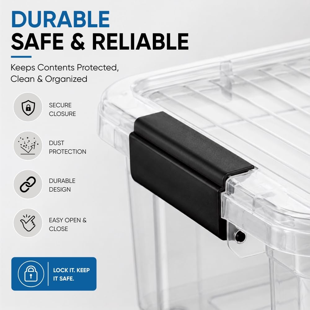 Superio bin held in hand to show compact size and portability