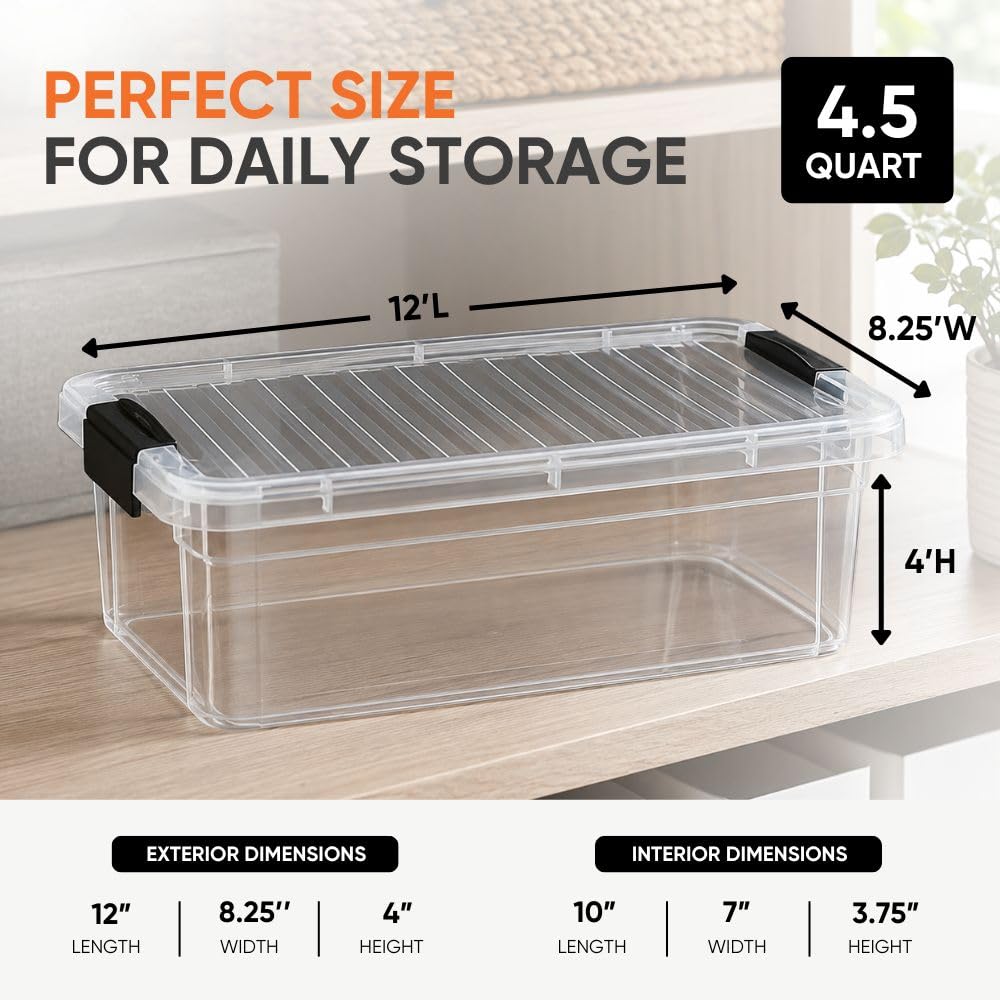 Superio stacked on shelf displays space-saving vertical organization