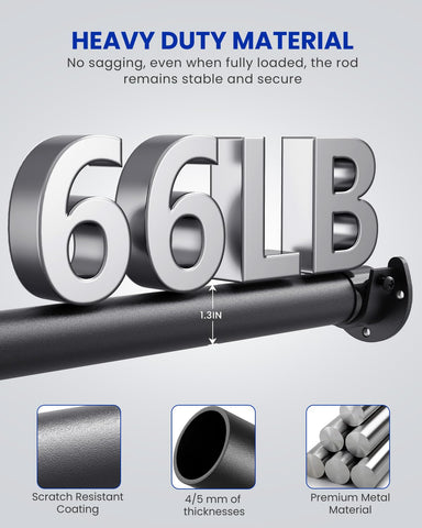 Supforce closeup of stepless telescoping joint showing precise length adjustment