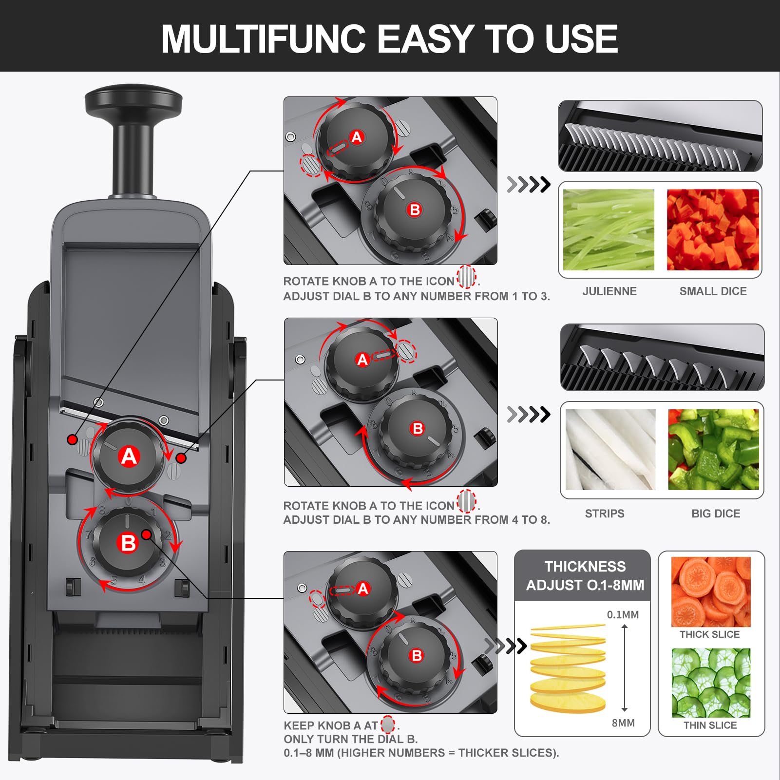 SupMaKin drain basket and lid enabling easy washing and draining