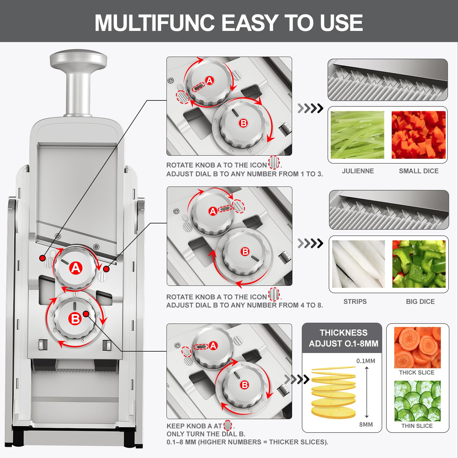 SUPMAKIN drain basket detail draining washed produce and reducing mess