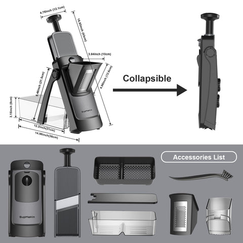 SupMaKin non-slip base and tripod for secure, stable chopping