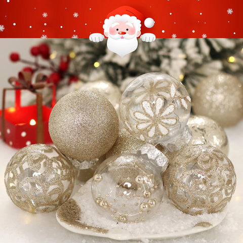 SUPREME XMAS printed ornament with floral and cloud motifs for holiday charm