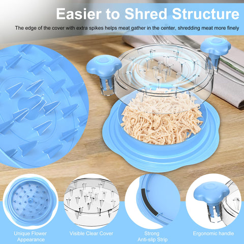 SURETIVIAN inner teeth detail image showing efficient clamping and even shredding