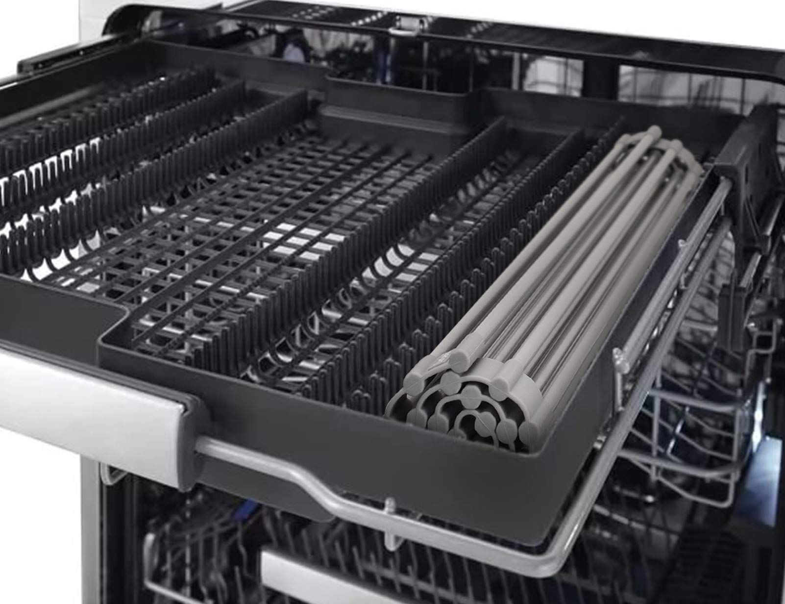 Surpahs rolled-up for compact storage saving cabinet space
