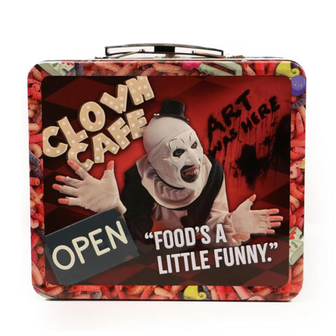 Surreal Entertainment 10oz beverage container from the Terrifier set, convenient for soups and drinks