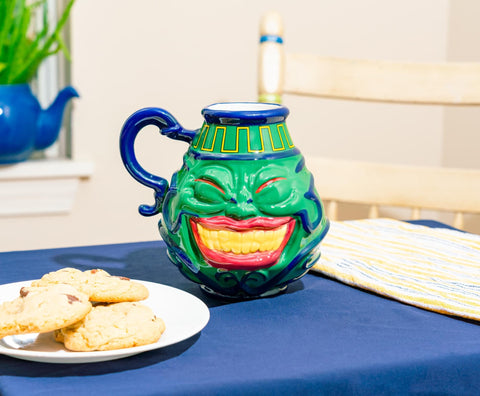 Surreal Entertainment Pot of Greed pouring coffee to show functional use and beverage enjoyment