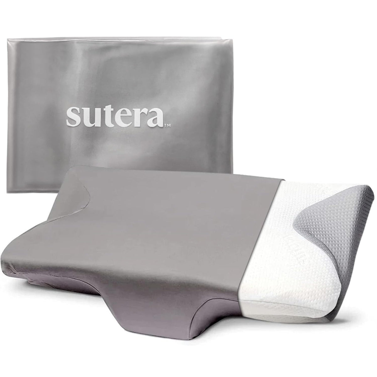 SUTERA Dream Deep pillowcase front view showing neat fit and clean finish for fresher sleep