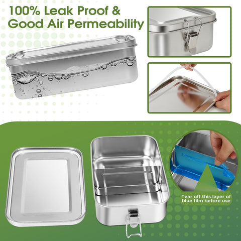 SUTETLW open container showing interior and removable divider for flexible meal portions