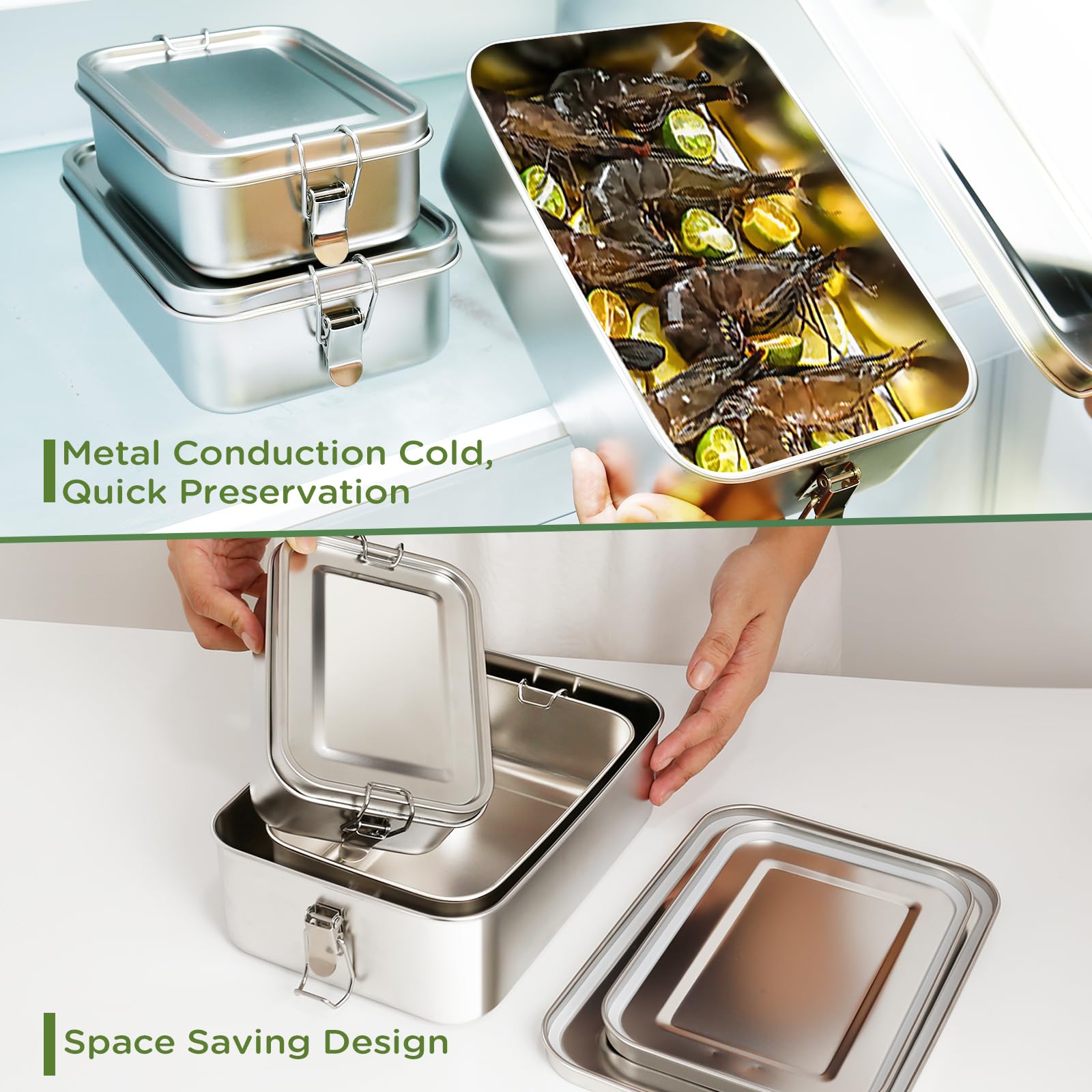 SUTETLW all three sizes side-by-side to show capacity choices and meal planning use