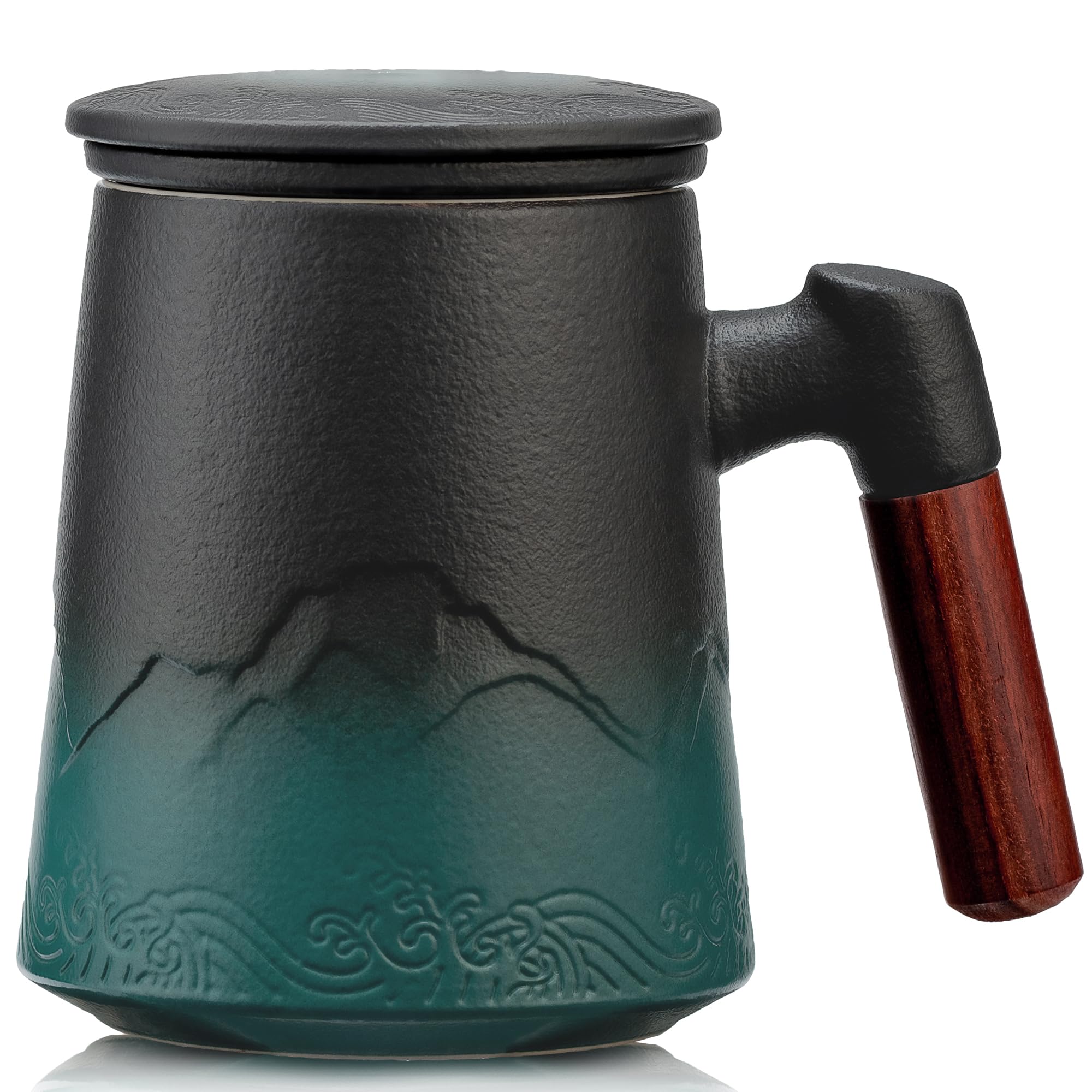 suyika mug front view showing gradient finish and 450ml capacity benefit