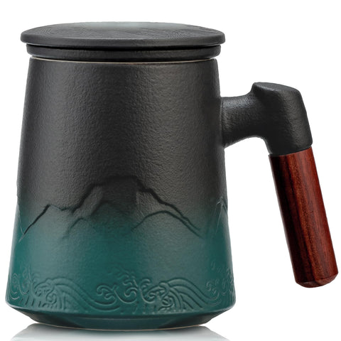 suyika mug front view showing gradient finish and 450ml capacity benefit