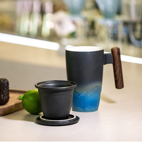 suyika mug beside common objects to show 400ml scale for portion and travel planning