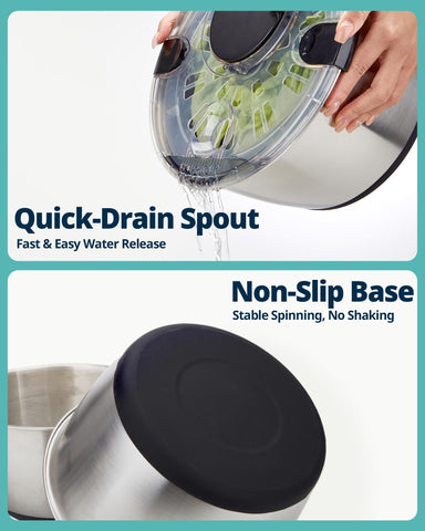 SveBake non-slip silicone base for stable countertop operation and safety