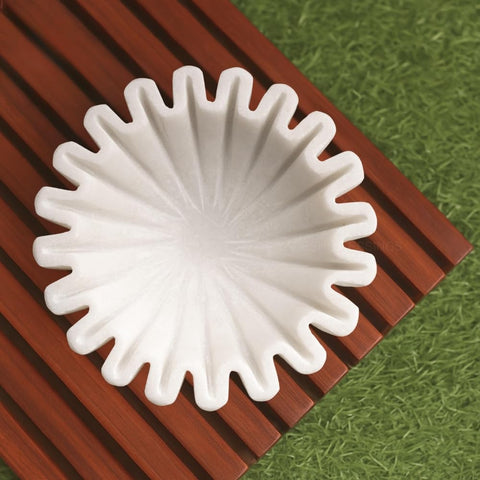 SWADESHI BLESSINGS front view marble bowl highlights mirror finish benefit
