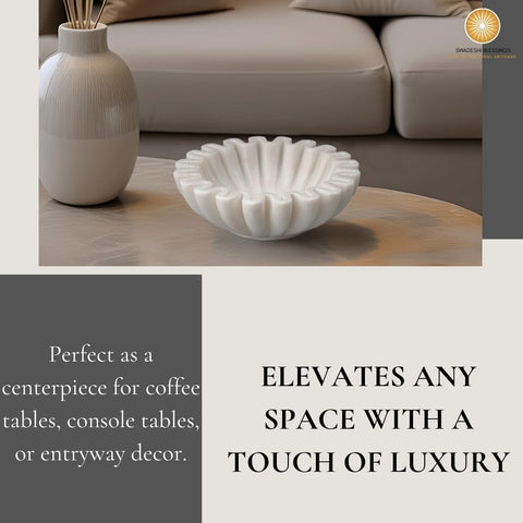 SWADESHI BLESSINGS bowl in use serving snacks, practical and stylish benefit