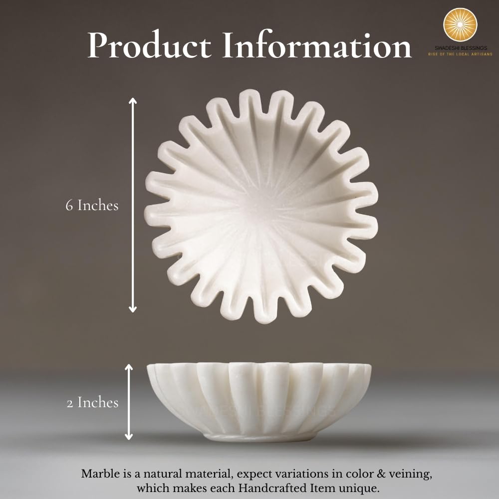 SWADESHI BLESSINGS side profile displays ruffled edge for decorative impact