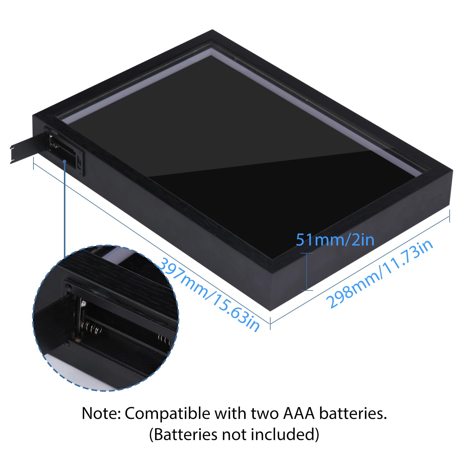 swakuszy hidden battery compartment back view for cordless neatness