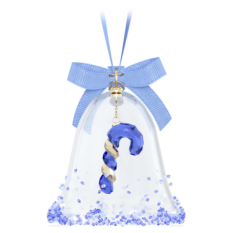 Swarovski Dulcis Bell hanging on tree adding elegant festive light reflection