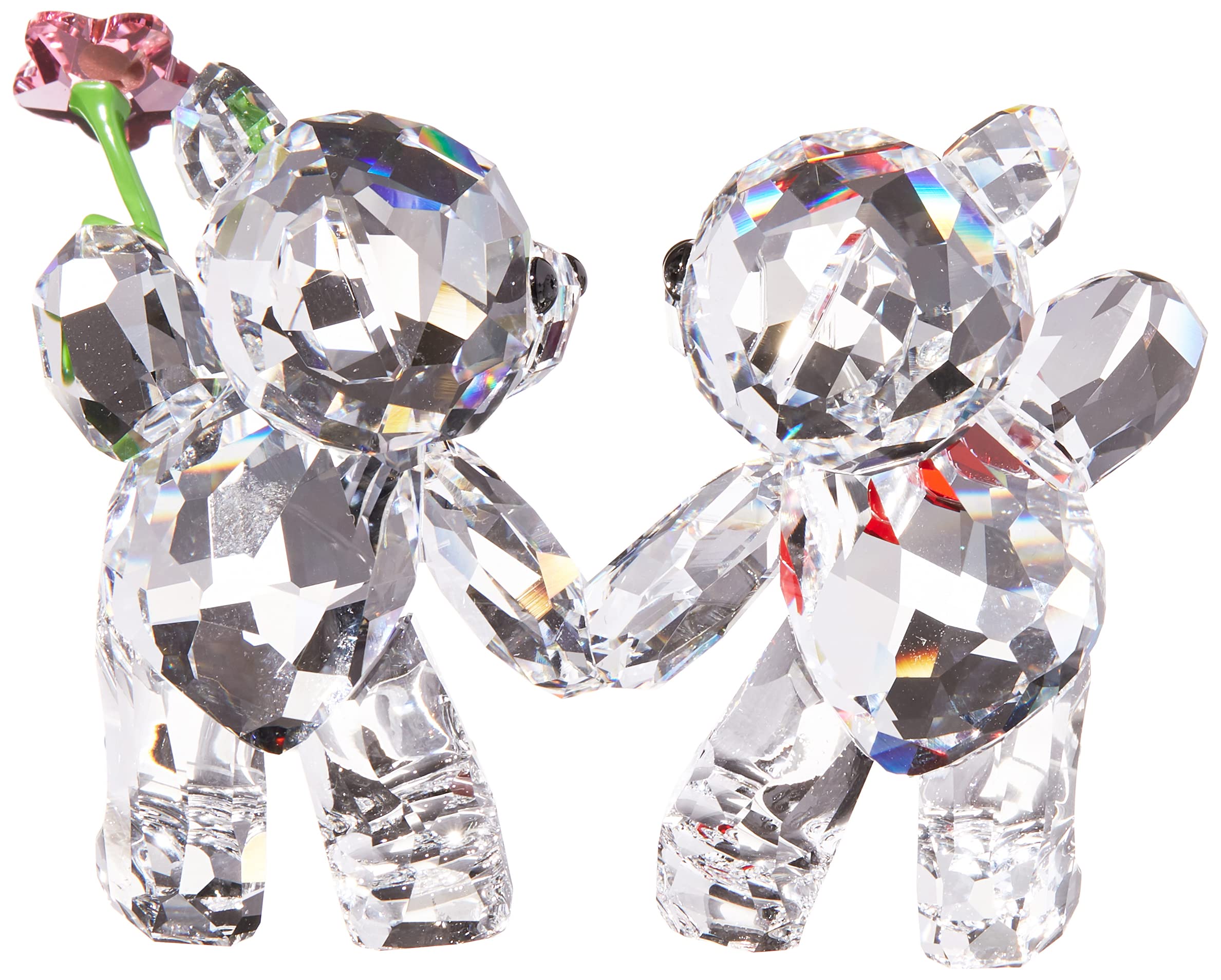 Swarovski close-up of crystal facets highlighting precision cut brilliance