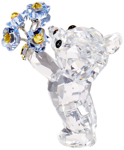 Swarovski Kris Bear close-up detail highlighting cut facets and clarity
