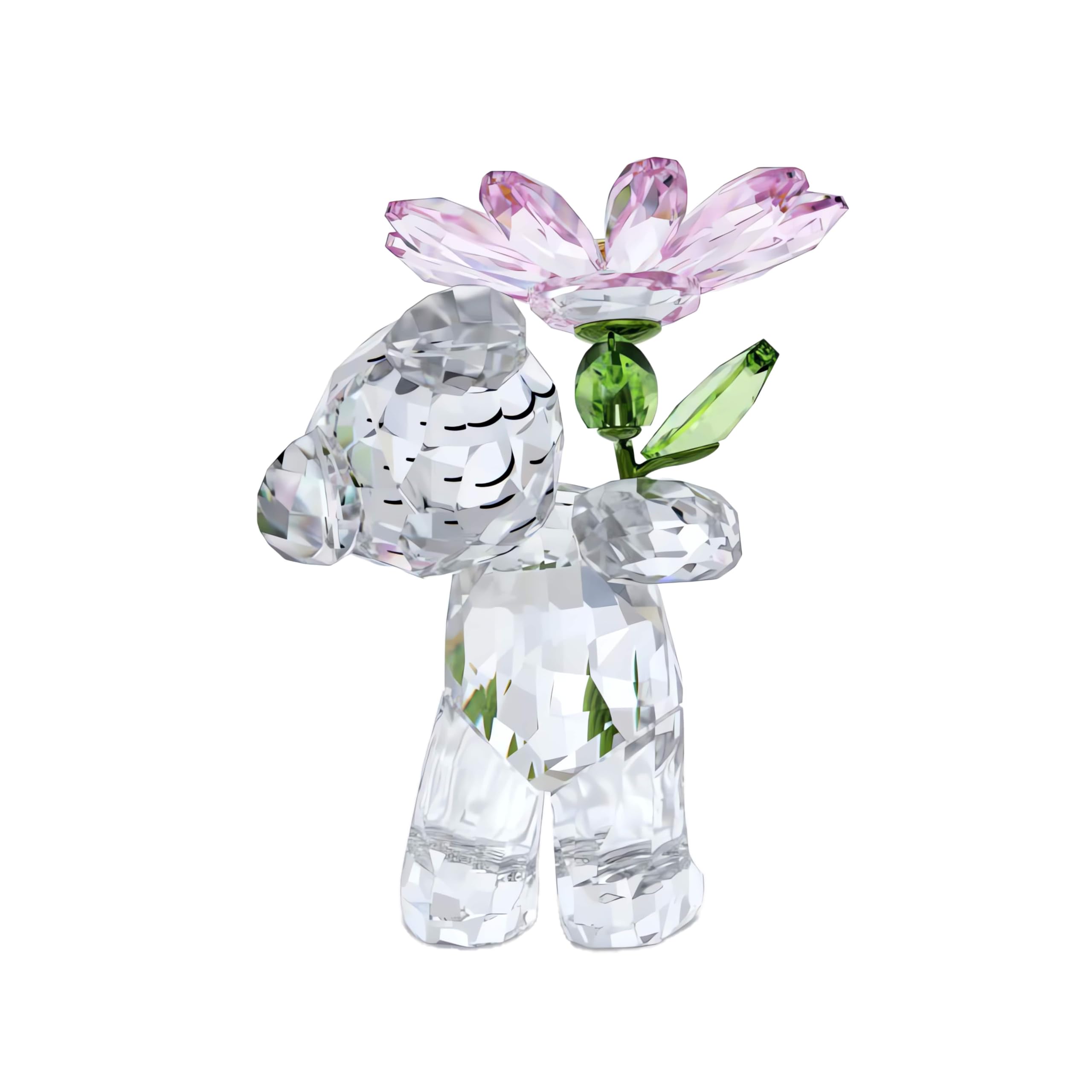 Swarovski Kris Bear side profile with size comparison to show scale