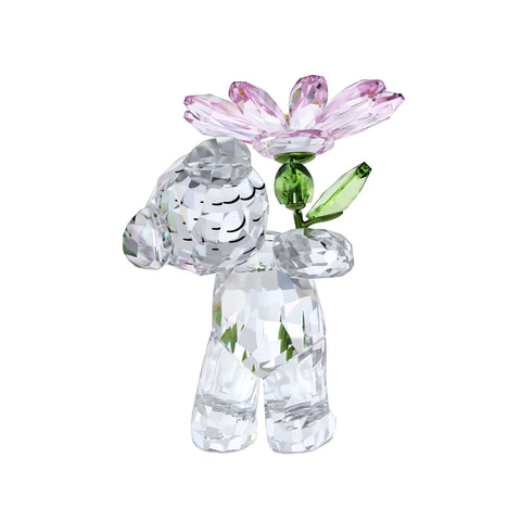 Swarovski Kris Bear side profile with size comparison to show scale